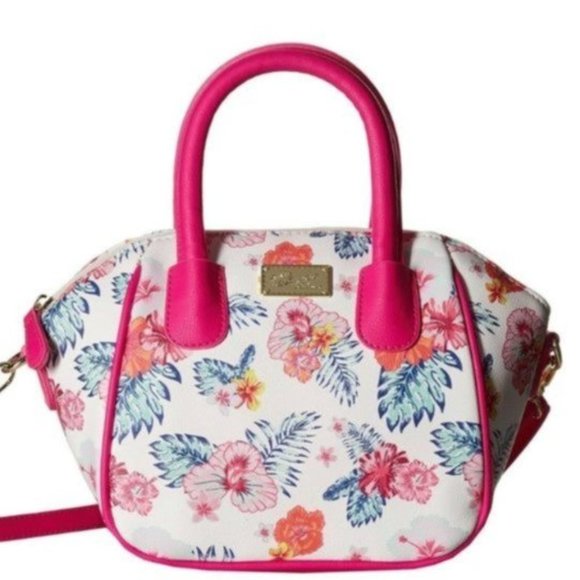 Betsey Johnson MINI FLORAL SATCHEL - Picture 9 of 9